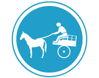 Animal Drawn Vehicles Only regulatory sign